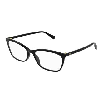 Gucci Emblem Eyeglasses - female - Gucci - Glasses - Black - 55 MM - Accessories