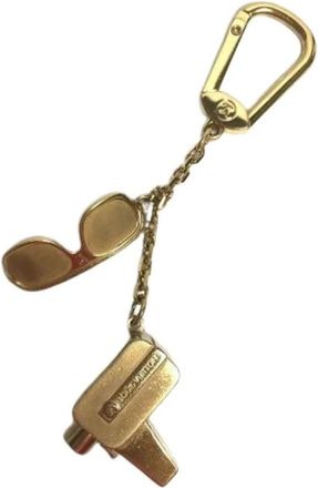 Louis Vuitton Pre-owned Metal key-holders - Heren - Vintage Accessoires - Geel - ONE Size - Vintage