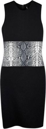 Christopher Kane Snakeskin Panel Jersey Shift Dress Size XS