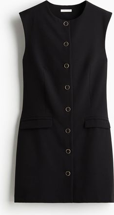 H&M Giletkleid - Schwarz