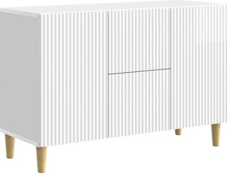 vidaXL Aparador Brillante 89 X 34,5 X 60 Cm Madera De Ingenier&iacute;a Vidaxl