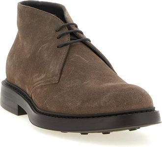 Doucal's Suede Chukka Boot - Taupe