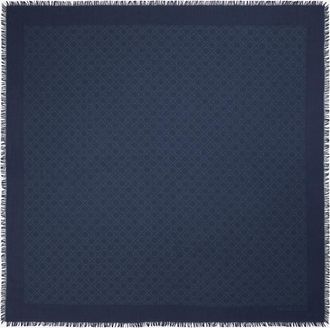 Tory Burch Womens T Monogram Jacquard Traveler Scarf, One Size