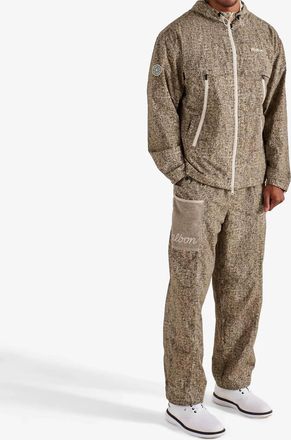 Malbon Golf Mesh Basket Pocket Pant In Digital Wool