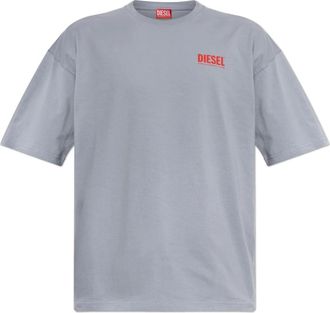Diesel Hombre, Camisetas, Gris, Talla: 2XL