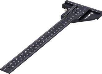 OEM Regla Recta En Forma De T De 280 Mm, Regla De Marcado Para Carpinter&iacute;a, Calibre De Medici&oacute;n De Aleaci&oacute;n De Aluminio, Herramienta Multifuncional Para T