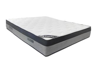 Vente-Unique Colch&oacute;n 140 x 190 cm h&iacute;brido con muelles ensacados 7 zonas y viscoel&aacute;stica 30cm de grosor - ILYROS de YSM&Eacute;E