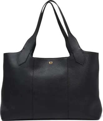 Baldinini Bolso Tote de Piel Tumbled - Bags - Mujer - Negro - ONE SIZE