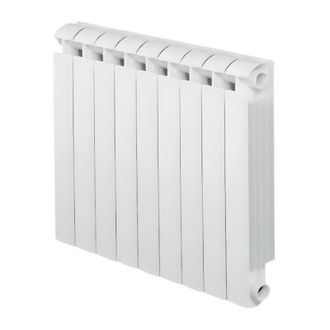 Global Chauffage Central Fonte Aluminium 9 &Eacute;l&eacute;ments Blanc Klass 800, 1458w