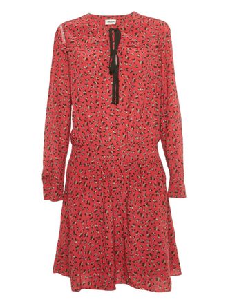 Zadig&Voltaire floral-print mini dress - Red