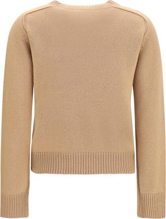Burberry Womens Wool And Cashmere Sweater Camel