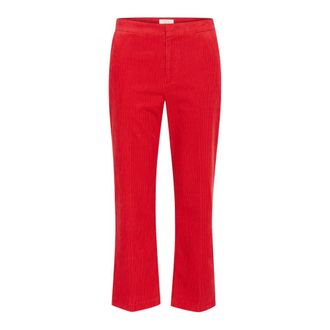 Part Two Soffy Broek - Dames - Broeken - Rood - Maat: XS Katoen