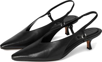 Vince Sabrina High Womens Heels Black Leather : 6.5 M