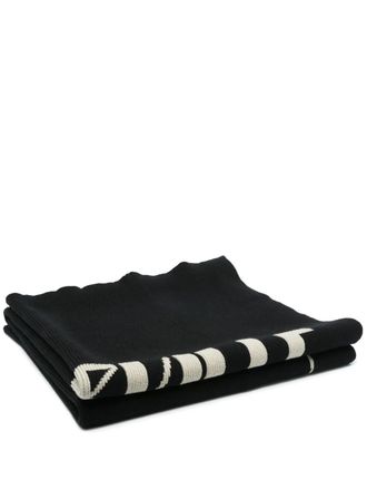 Rick Owens Coperta Porterville 222cm x 120cm - Nero