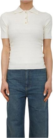 Marella Maglia-Canottiera-Top - Dames - Ronde hals truien - Beige - S - Polyester - Truien & Vesten