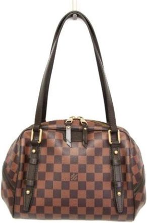 Louis Vuitton Pre-owned Rivington PM - Dames - Vintage Schoudertas - Bruin - ONE Size - Vintage