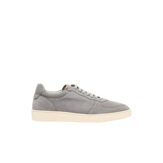 Scarosso Sneakers, male, Gray, Size: 9 1/2 US Agostino Suede Sneakers
