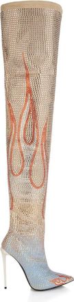 Philipp Plein Stivali con stampa - Toni neutri