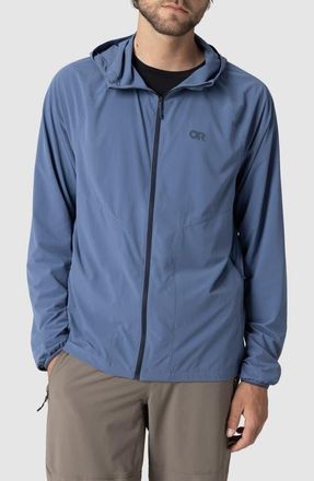 Outdoor Research Astroman Sun Full Zip Sun Hoodie in Skyline at Nordstrom, Size Xx-Large