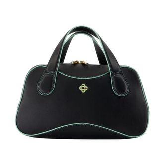 Casablanca Jeanne Handtas - Dames - Handtassen - Zwart - ONE Size - Leer - Tassen