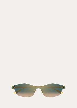 Cartier Panth&egrave;re De Cartier 99MM Mask Sunglasses