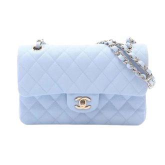 Chanel Pre-owned Vintage Schoudertas - Dames - Pre-owned - Blauw - Maat: ONE Size Leer