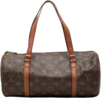 Louis Vuitton Pre-owned Papillon 30 - Dames - Vintage Handtas - Bruin - ONE Size - Leer - Vintage