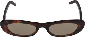 Saint Laurent SL 557 Shade - Dames - Accessoires - Bruin - Maat: 53 MM Nylon