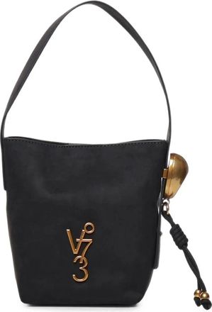 V&deg; 73 Azzurrite Schoudertas - Dames - Tassen - Zwart - Maat: ONE Size Su&egrave;de