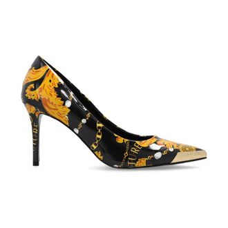 Versace Jeans Couture Barocco Scarlett Pump - female - Versace Jeans Couture - Pumps - Multicolor - 7 UK - Shoes