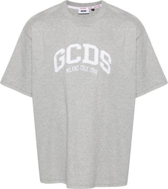 GCDS T-Shirts - Heren - T-shirts - Grijs - 2XS - Katoen - Tops