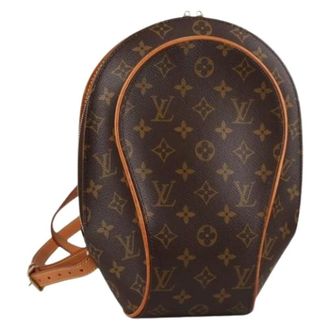 Louis Vuitton Pre-owned Backpacks, female, Brown, Size: ONE SIZE Pre-owned Canvas Backpack
