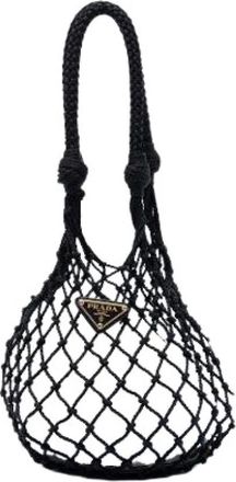 Prada Borsa a secchiello in rete Pre-owned - - Pre-owned - Donna - Nero - ONE SIZE
