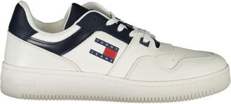 Tommy Hilfiger Mens Jeans Sneakers Casual Low Top - White - Size EU 45