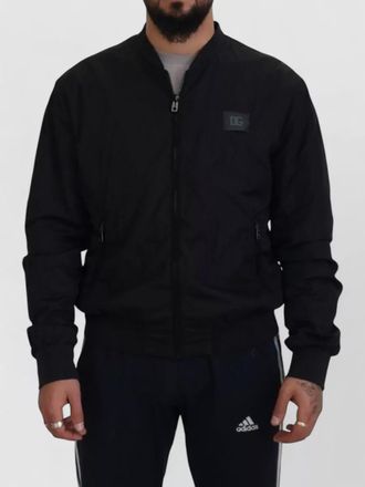 Dolce & Gabbana nylon logo bomber jacket
