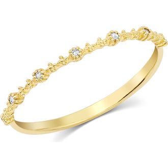 Set & Stones Sydney Diamond Ring in Gold at Nordstrom, Size 7