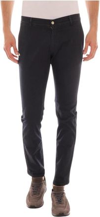 Daniele Alessandrini Jeans - Heren - Chinos - Zwart - W31 - Katoen - Broeken