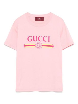 Gucci Pink Logo T-shirt