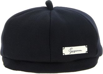 Jacquemus JA344505BM Virgin Wool Beanie - Navy