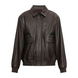 Arma Bari Leren Jas - Heren - Bomber jackets - Bruin - M - Katoen - Jassen