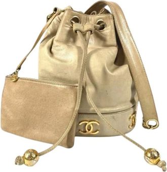 Chanel Pre-owned Bolso Cubo Vintage - Pre-owned - Mujer - Beige - ONE SIZE
