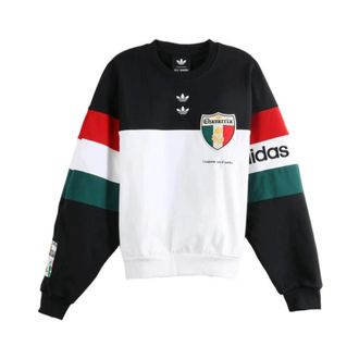 adidas Chavarria Fleece Crewneck Sweatshirt - Heren - Sportshirts - Veelkleurig - S - Katoen - Fitness