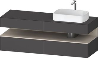 Duravit Qatego Consola Mueble Bajo Lavabo, 2 Extensiones, 2 - Duravit