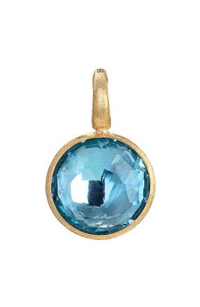 Marco Bicego Jaipur Blue Topaz Pendant in Yellow at Nordstrom