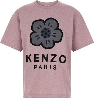 Kenzo Boke Flower Embroidered Oversized T-Shirt, Size Large