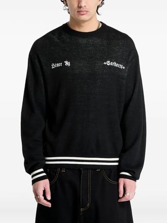 Carhartt Work in Progress Maglione con logo ricamato - Nero