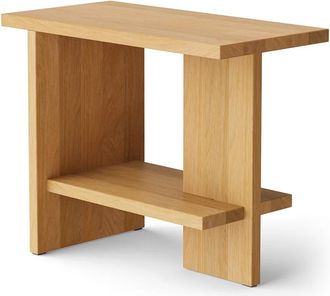 Nine Tee Beistelltisch rechteckig 60 x 30 cm, Eiche