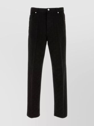 Ferragamo cotton straight-leg trousers