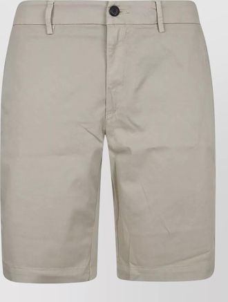 Eleventy tailored shorts belt loops and pockets