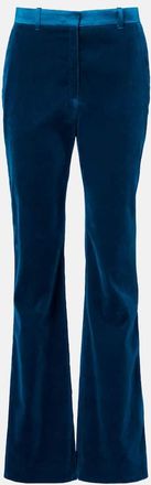 Paco Rabanne Pantaloni flared in velluto di misto cotone